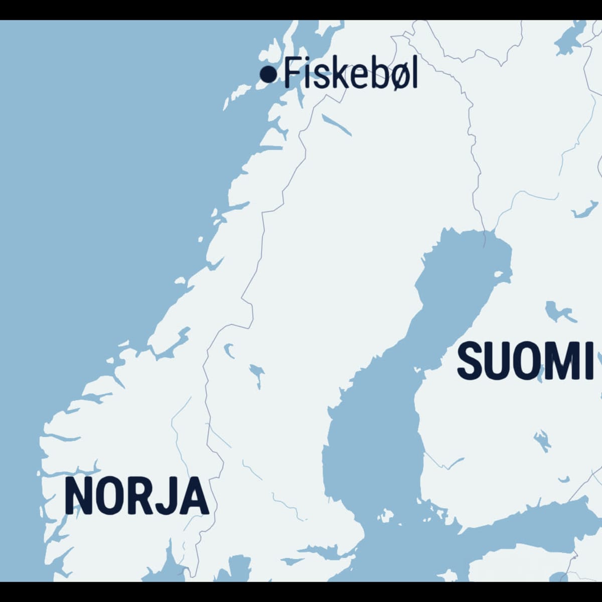 Karttakuva, jossa merkattuna Fiskeböl.
