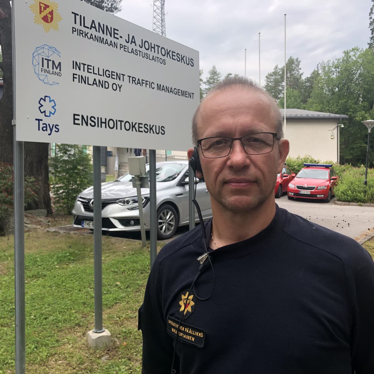 päivystävä palomestari Mika Kupiainen