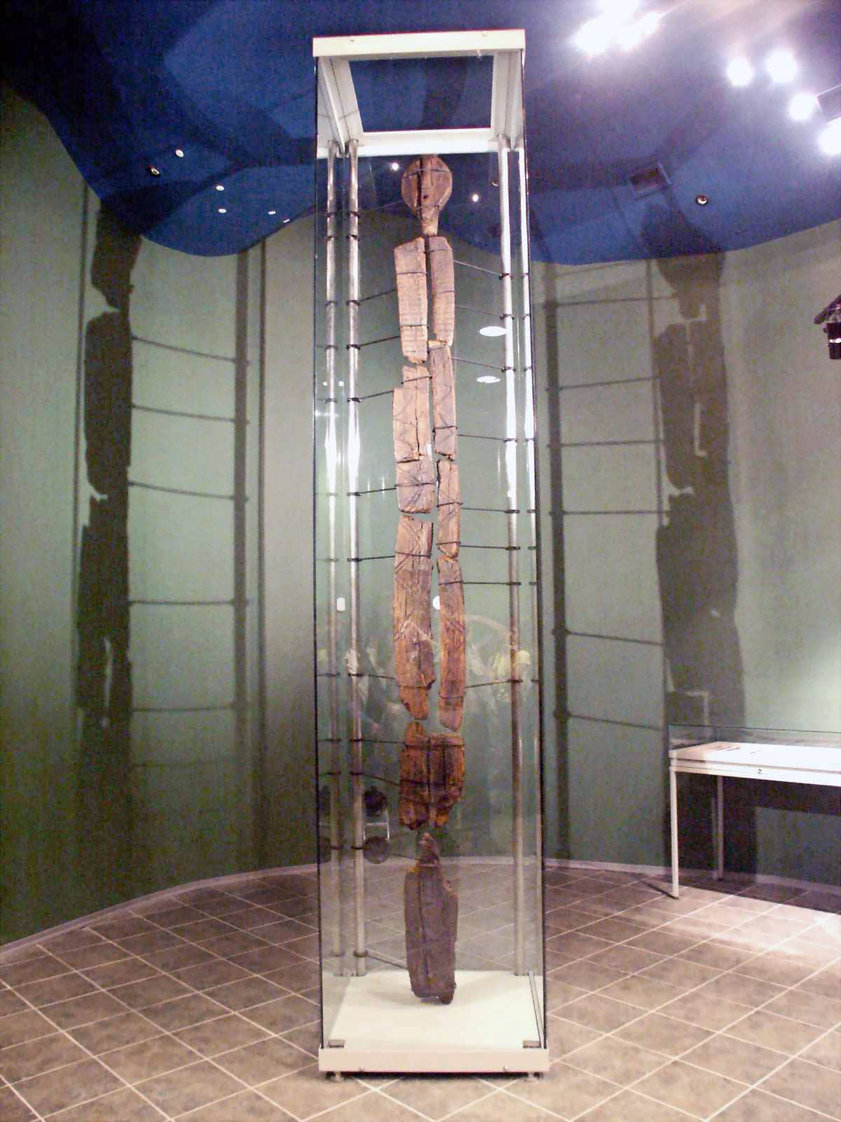 Shigir -patsasta säilytetään museossa Jekaterinburgissa.