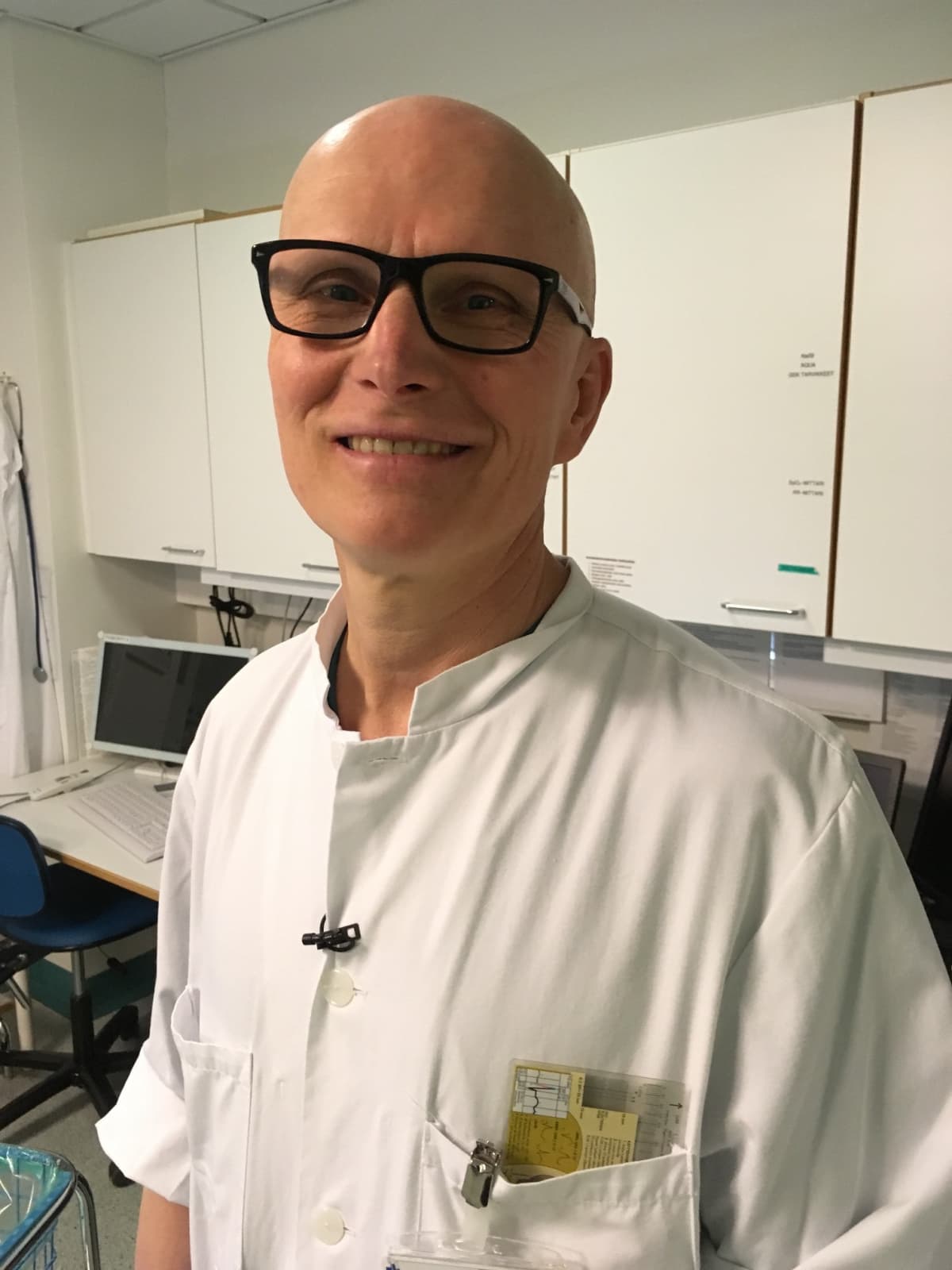 HUS:n gastroenterologian osaston ylilääkäri Perttu Arkkio
