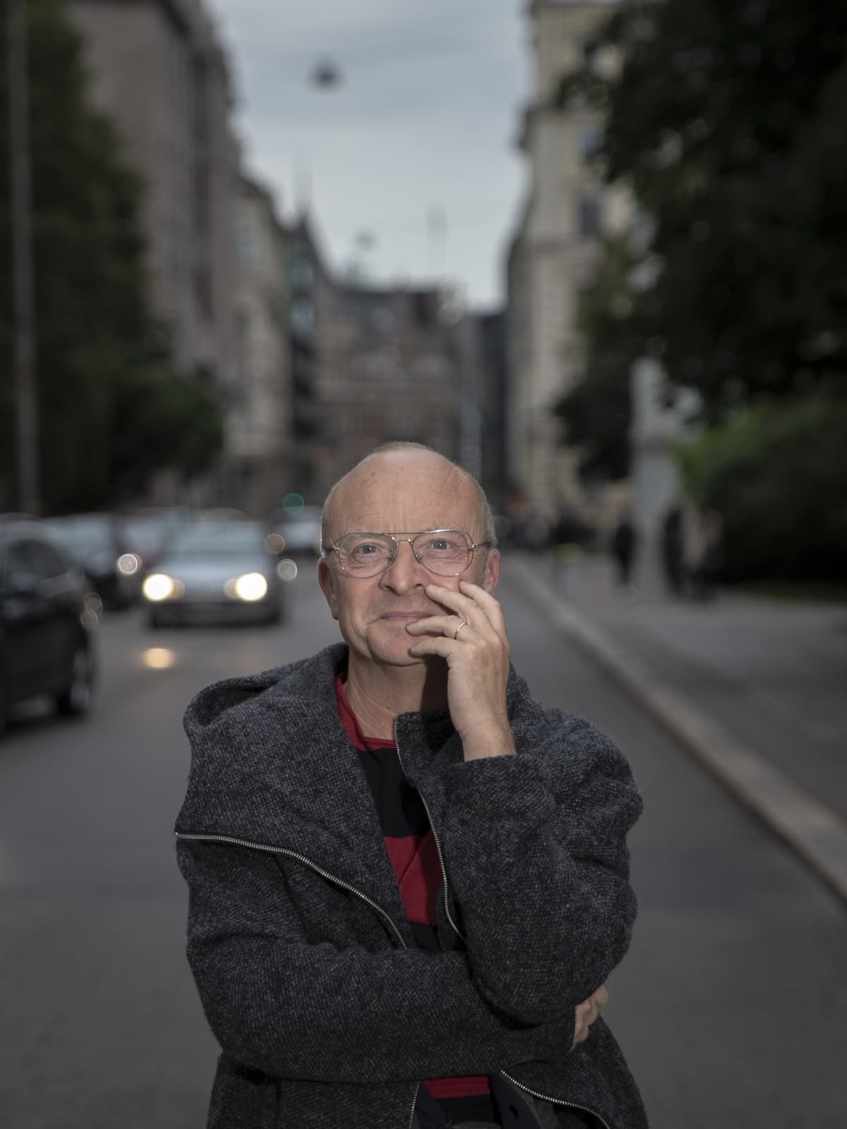 Jonas Gardell Helsingissä uusimman kirjansa, Ehdottoman rakkauden muistolle, julkaisun yhteydessä.