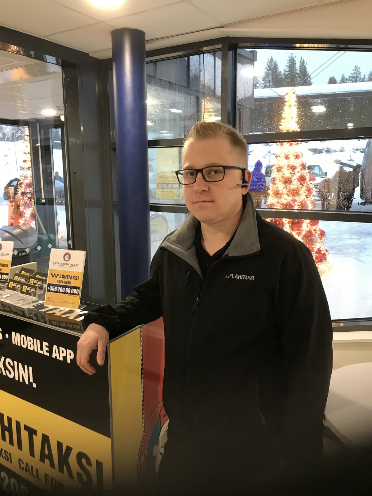Taksiyrittäjä Tuomas Koskiniemi