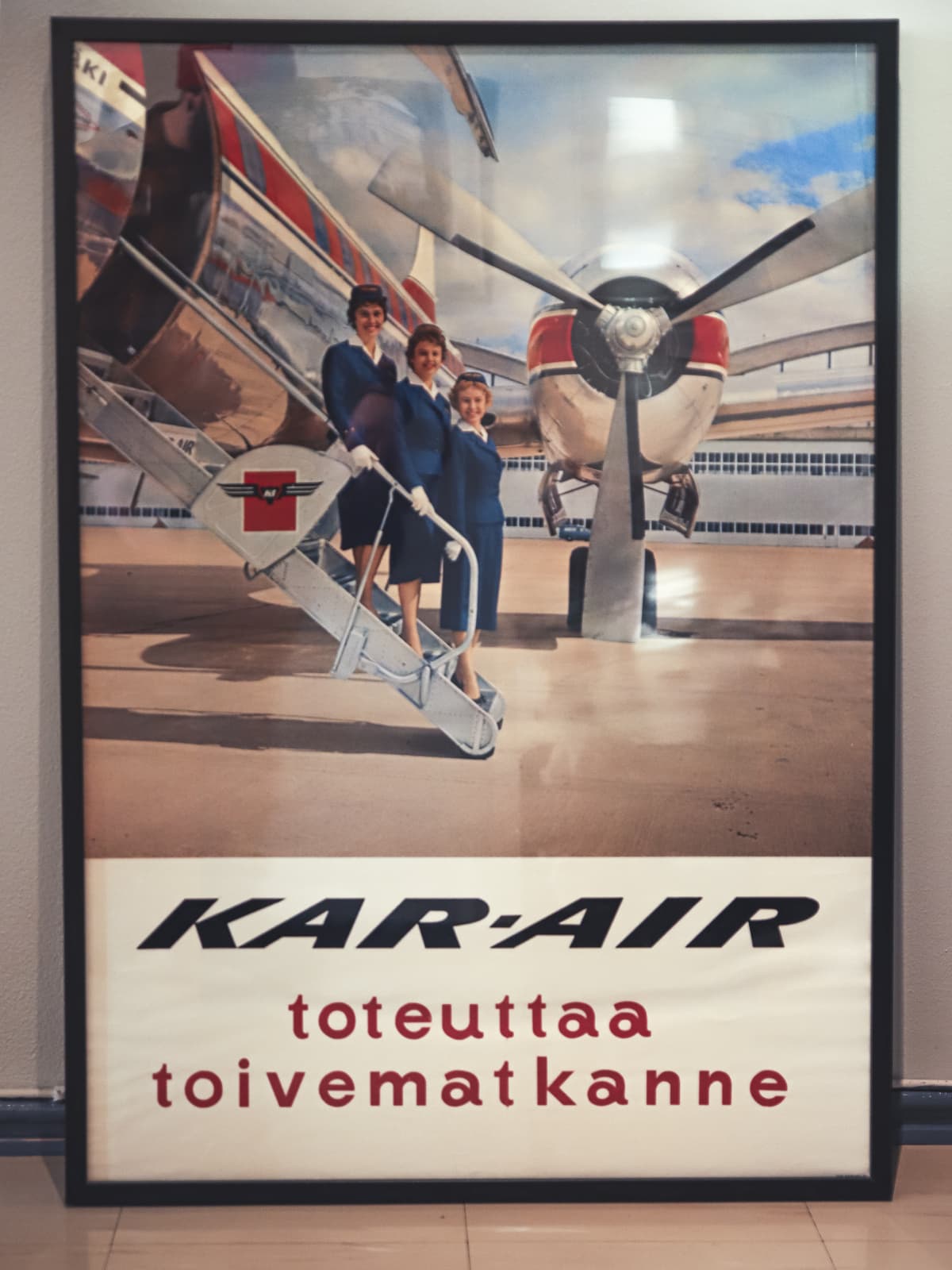 Lentoyhtiön juliste