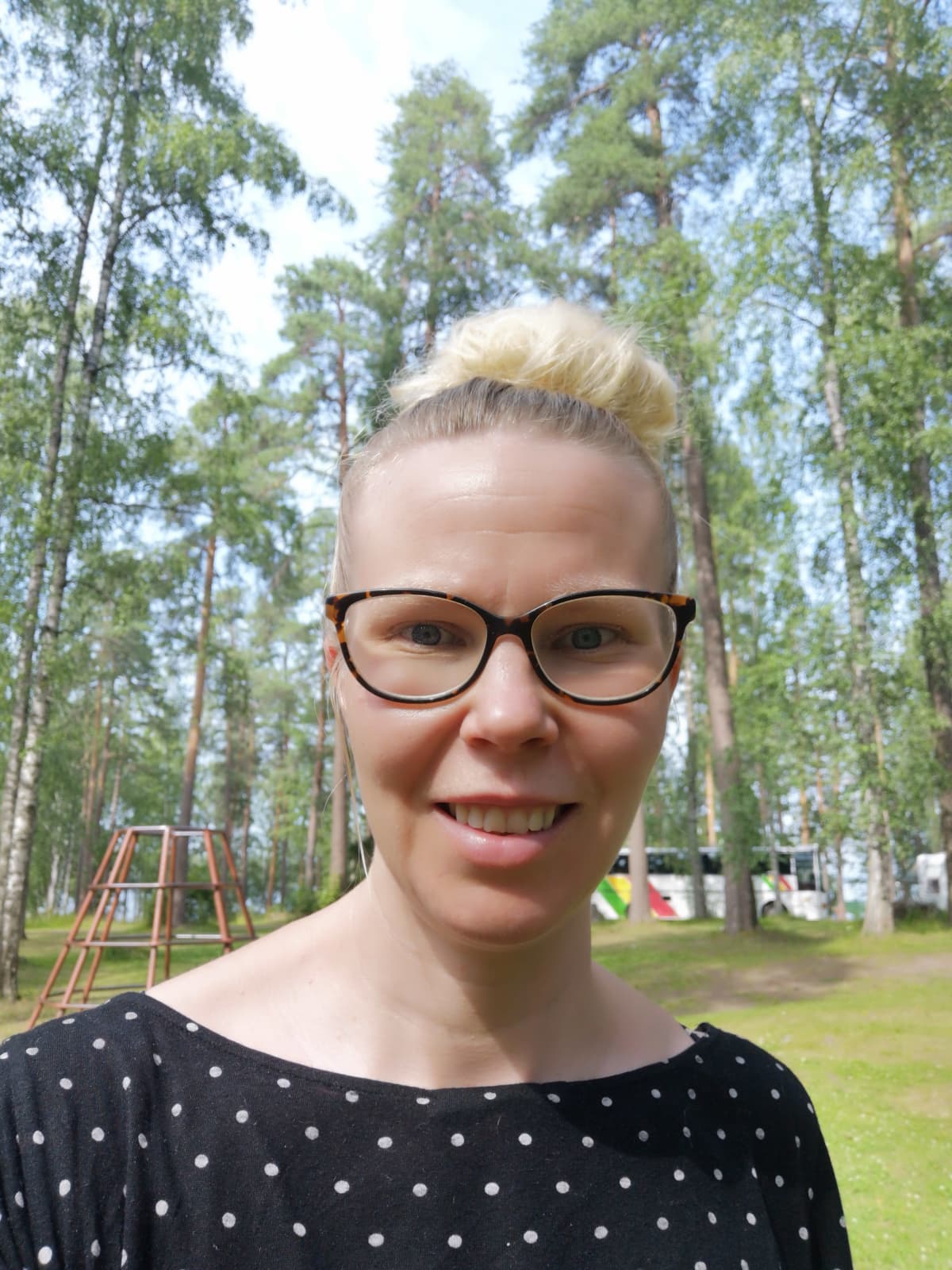 Asukasyhdistysaktiivi Johanna Kerovuori.
