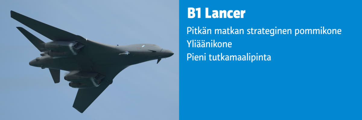 Kuva ja faktoja B1 Lancerista.