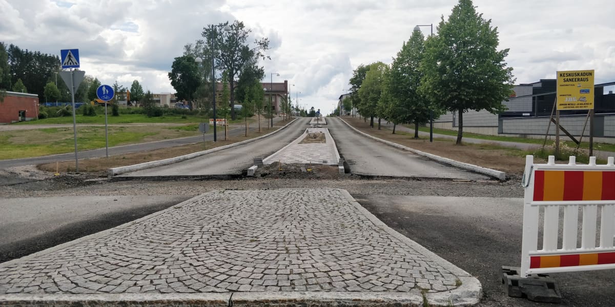 Jämsän Keskuskatu.
