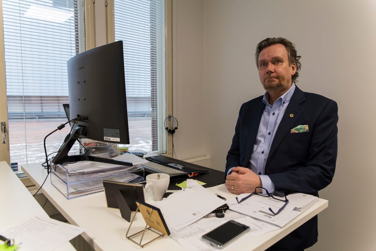 toimitusjohtaja Mats Väisänen toimistohotelli Itäkeskus