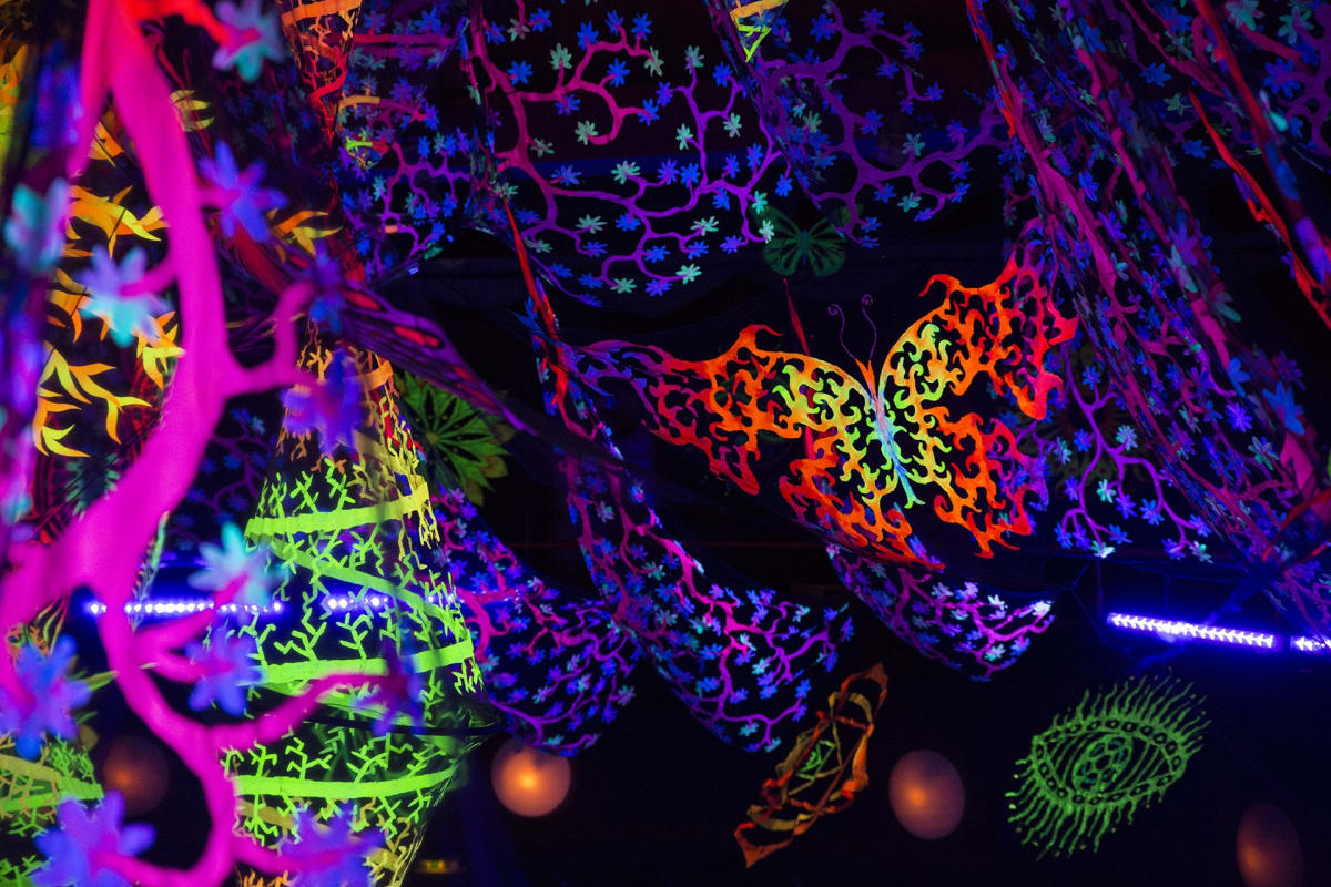 Flowers of Life, decotiimi, decotaide, uv-valo