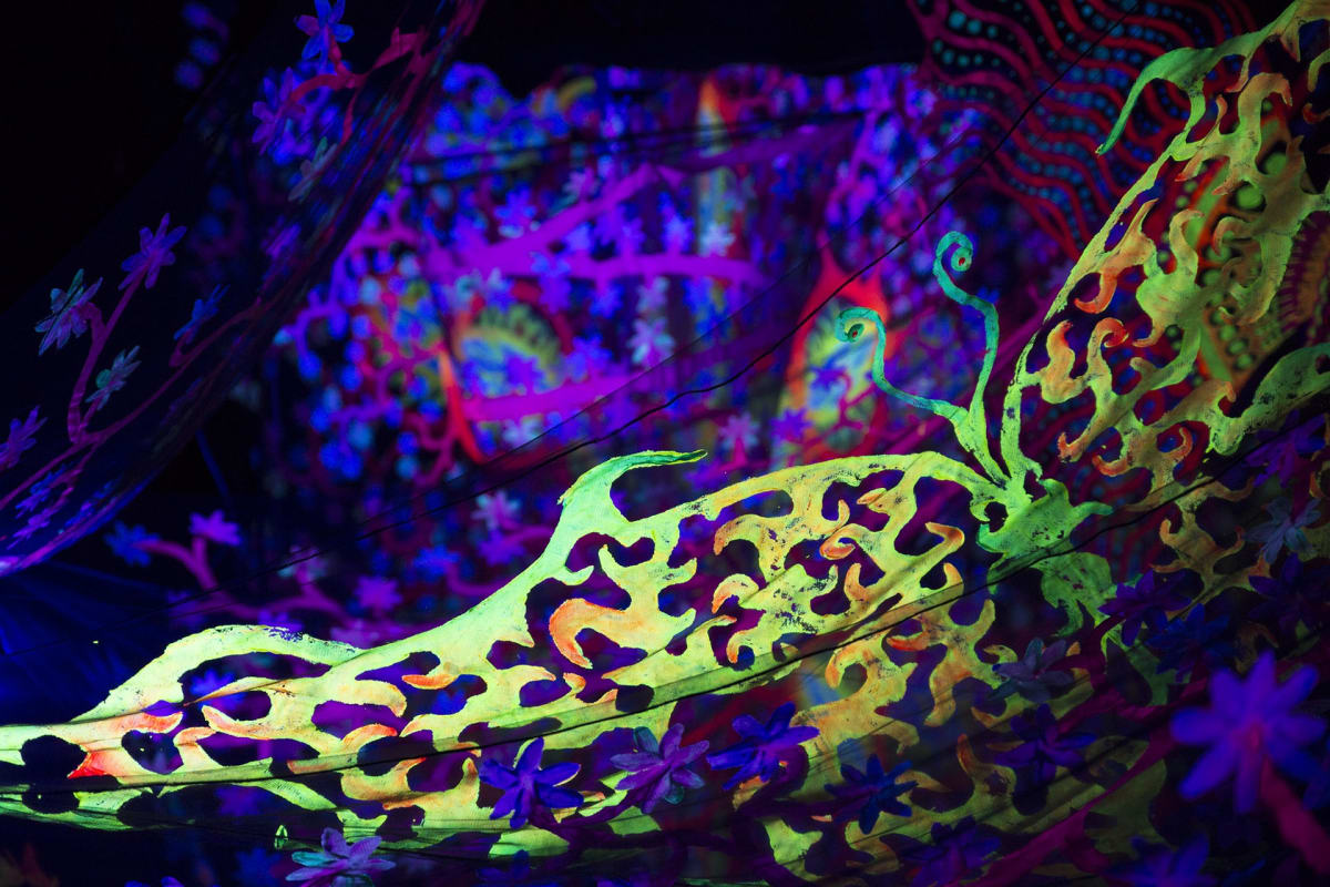 Flowers of Life, decotiimi, decotaide, uv-valo