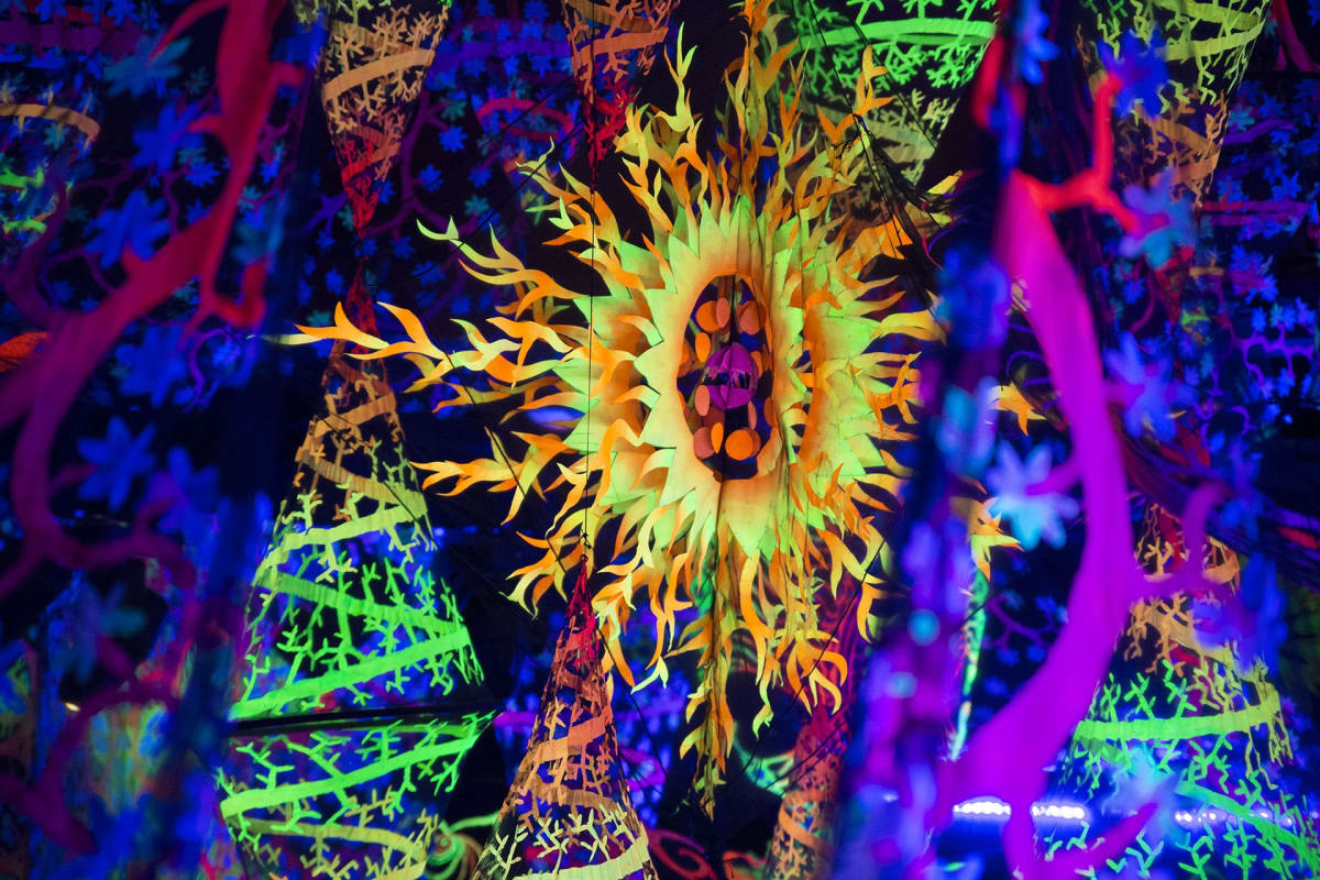 Flowers of Life, decotiimi, decotaide, uv-valo