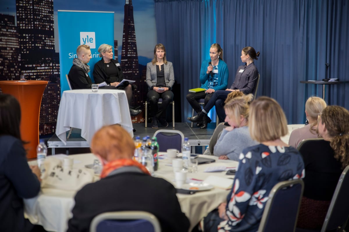 Ylen isännöimä konferessi kokosi urheilun, median ja politiikan naisvaikuttajia keskustelemaan naisen asemasta urheilussa.