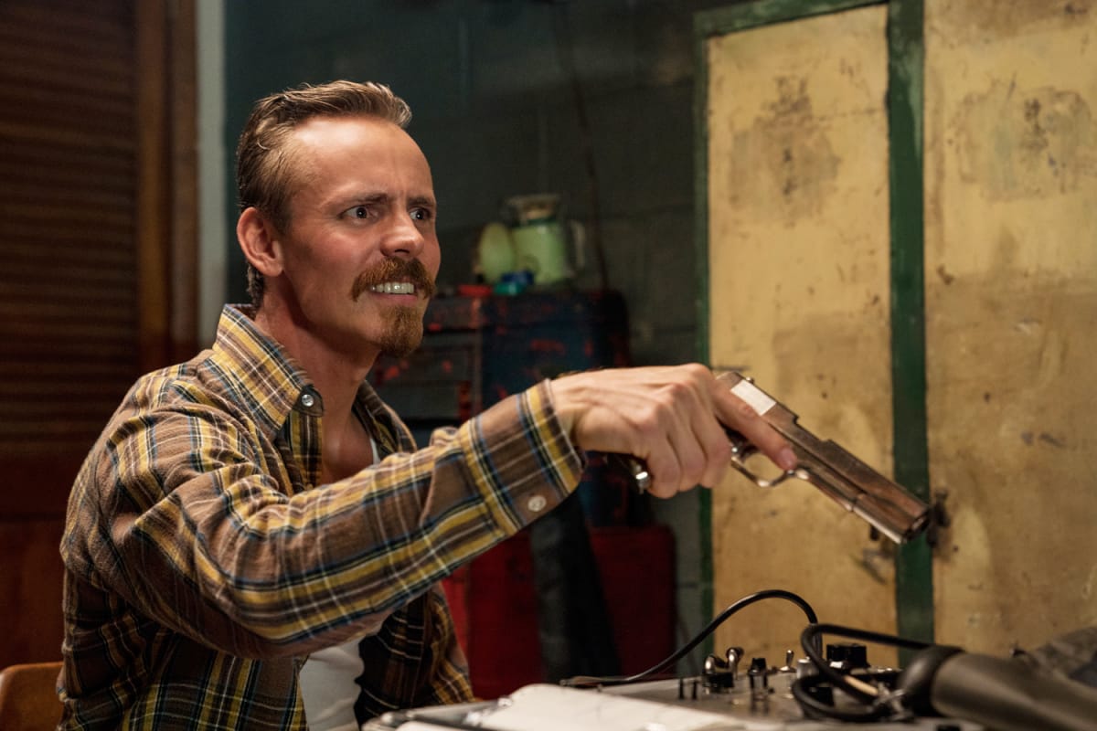 Jasper Pääkkönen BlacKkKlansman-elokuvassa.