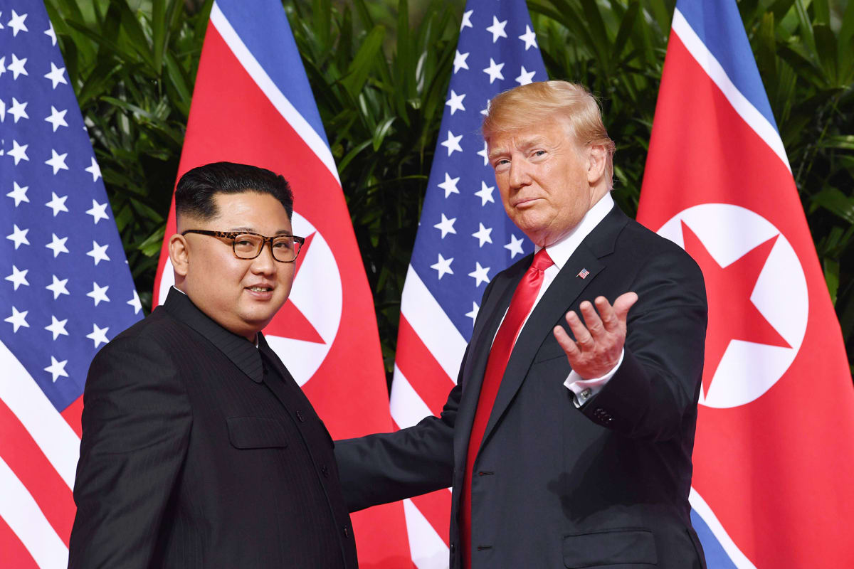 Kim Jong-un ja Donald Trump tapaavat Singaporessa.