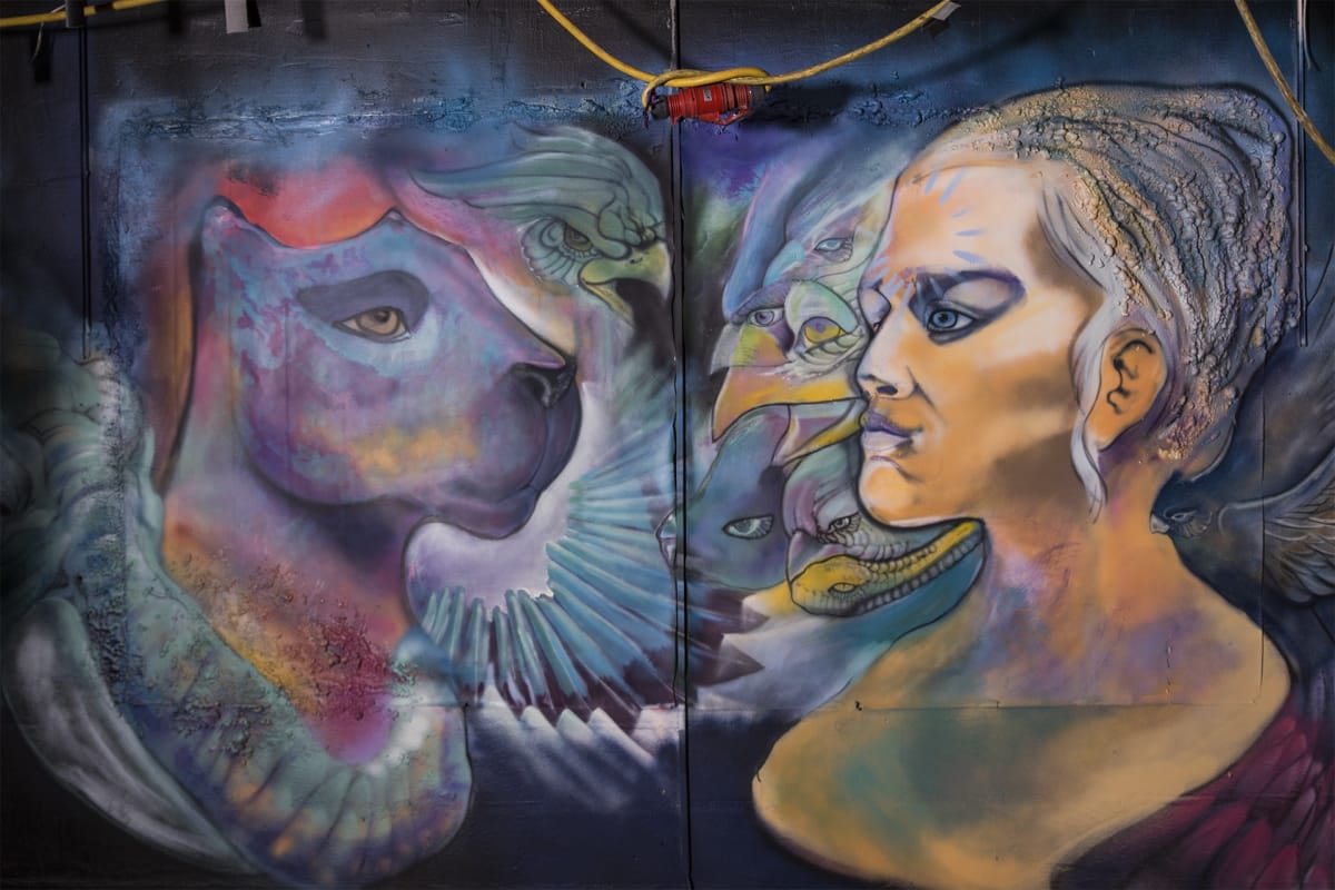 purkutaide, graffiti