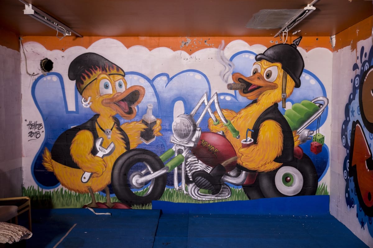purkutaide, graffiti