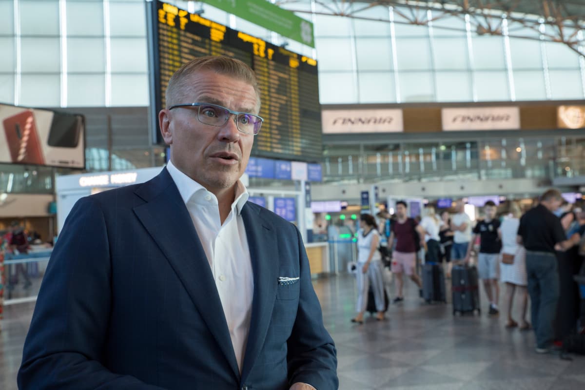 Helsinki-Vantaan lentoaseman johtaja Joni Sundelin