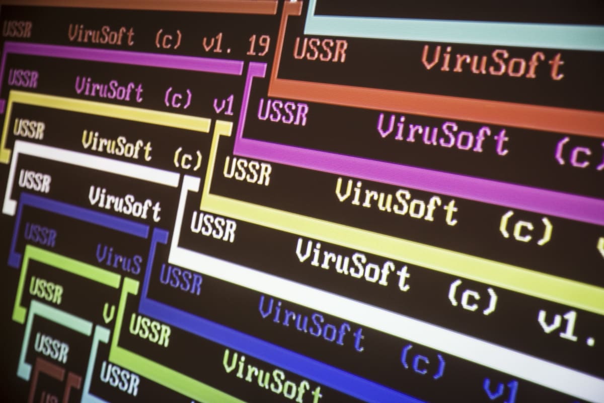 Virus, Mikko Hyppönen, Virusmuseo-kokoelma, glitch, Kuntsi