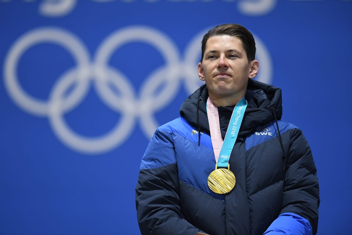 Ruotsin kokenut Andre Myhrer voitti viime talvena pujottelun olympiakultaa.