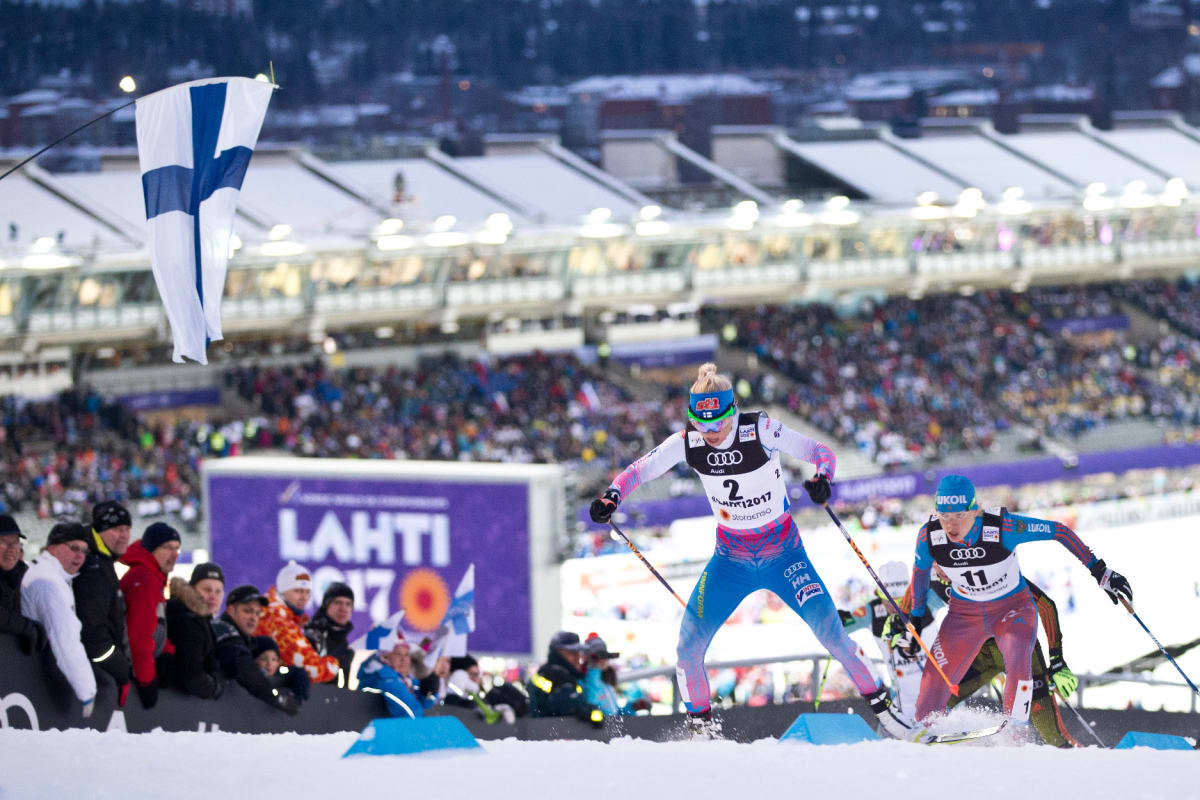 Mari Eder oli paras suomalaisnainen Lahden MM-hiihtojen sprintissä.