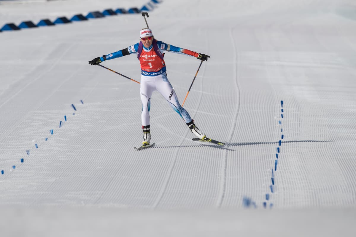 Mari Eder voitti toissa kaudella kaksi maailmancupin osakilpailua.