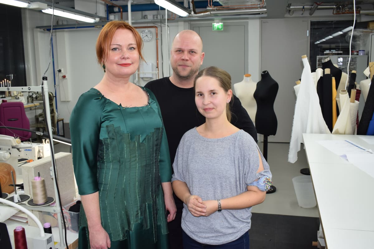 Niina Repo, Virpi Honkanen ja Tuomas Lampinen