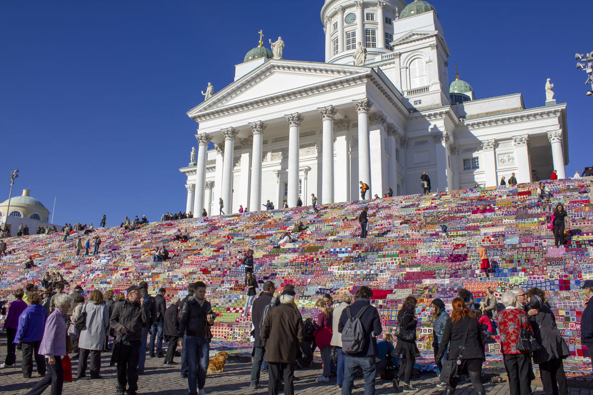 Suurkirkon päällystetyt portaat