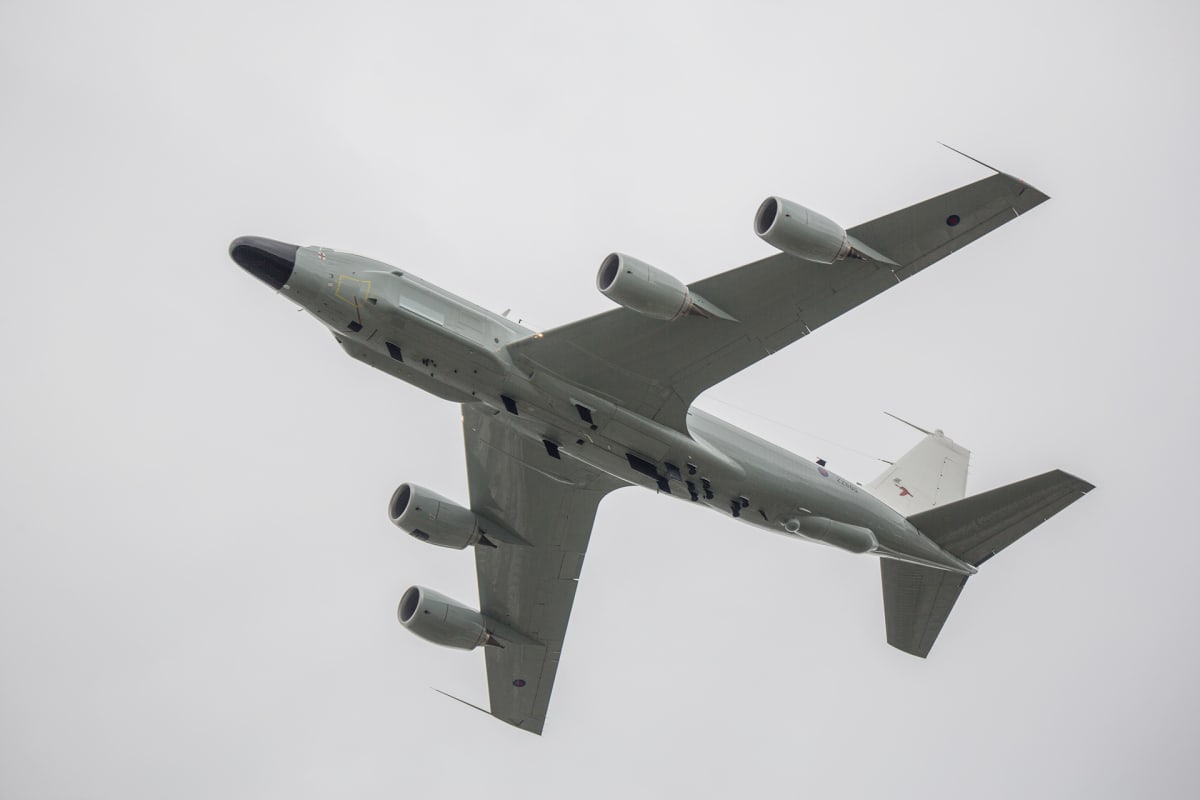 Tiedustelukone RC-135.
