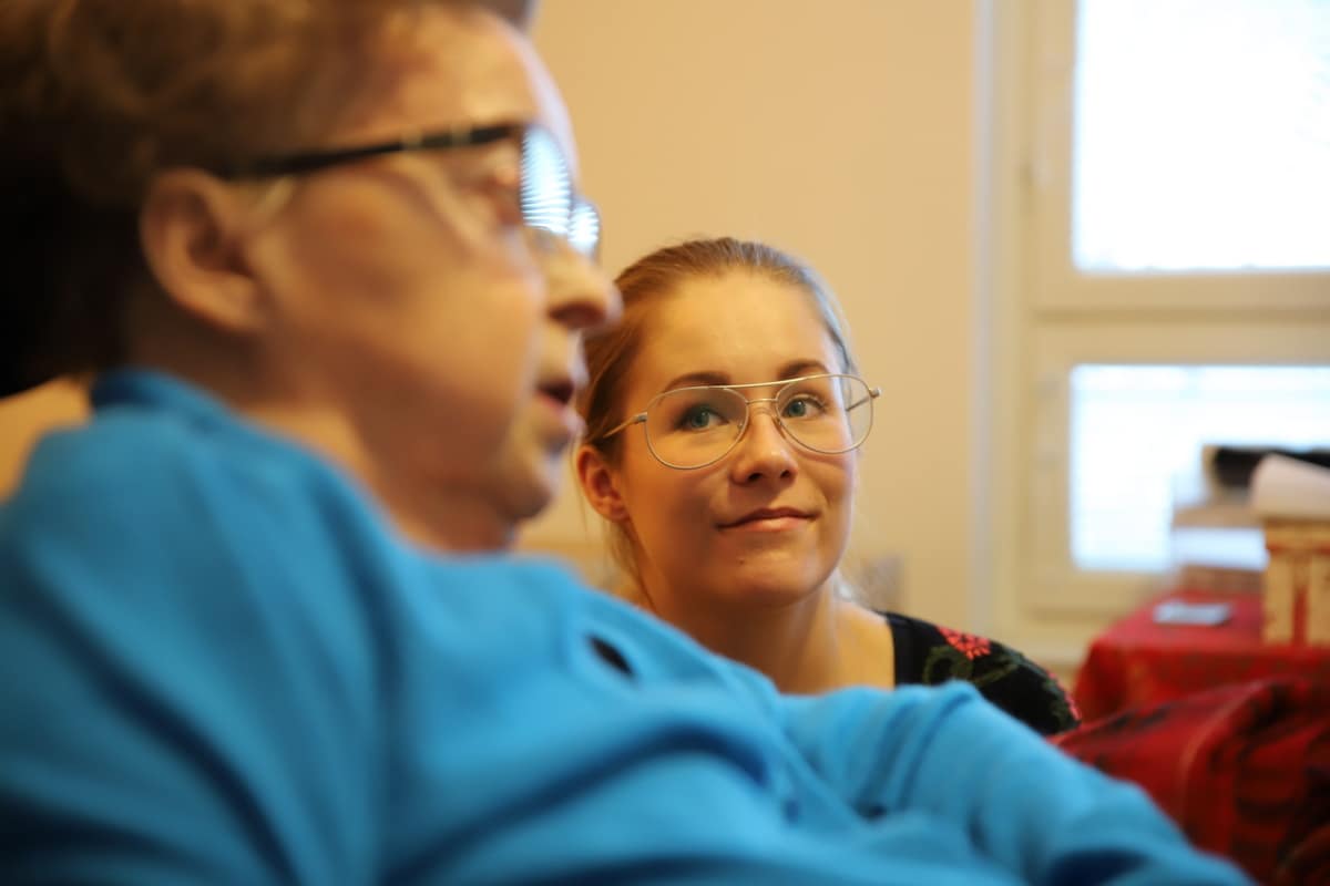 Mia Leino ja Pirkko Martikainen.