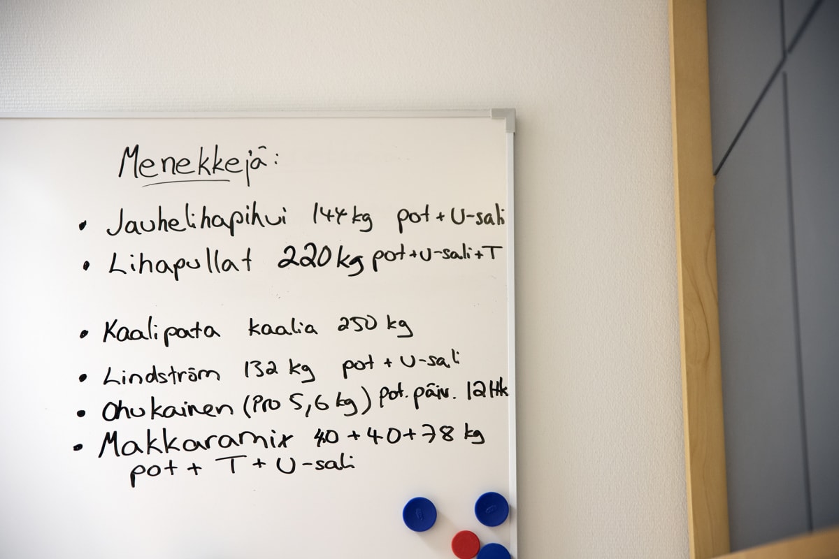 Menekkejä sairaalaruoista