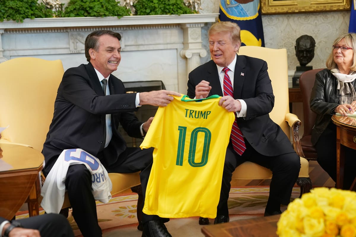 Donald Trump ja Jair Bolsonaro.