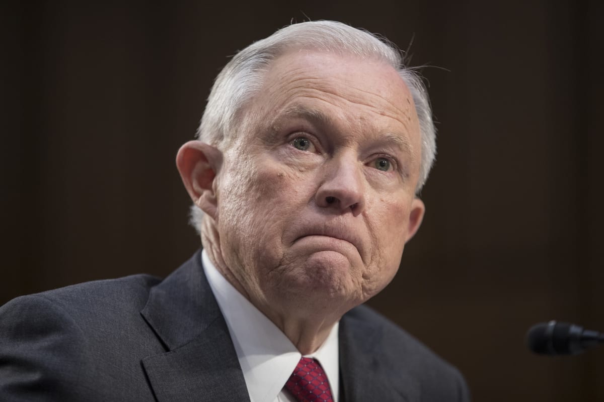 Jeff Sessions oli Yhdysvaltain oikeusministerinä vuosina 2017-2018.
