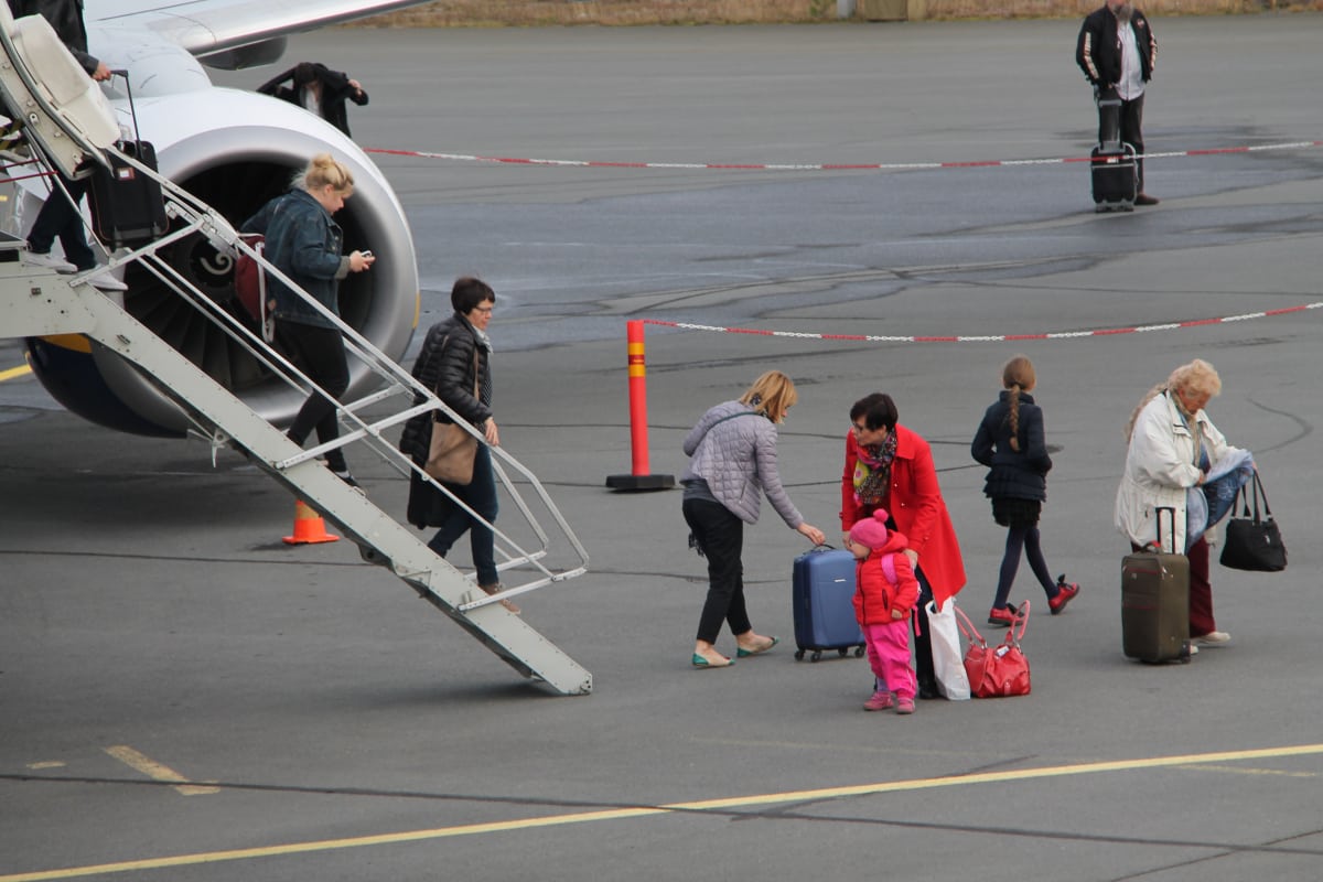 Ryanairin viiimeinen lento Lappeenrannasta.