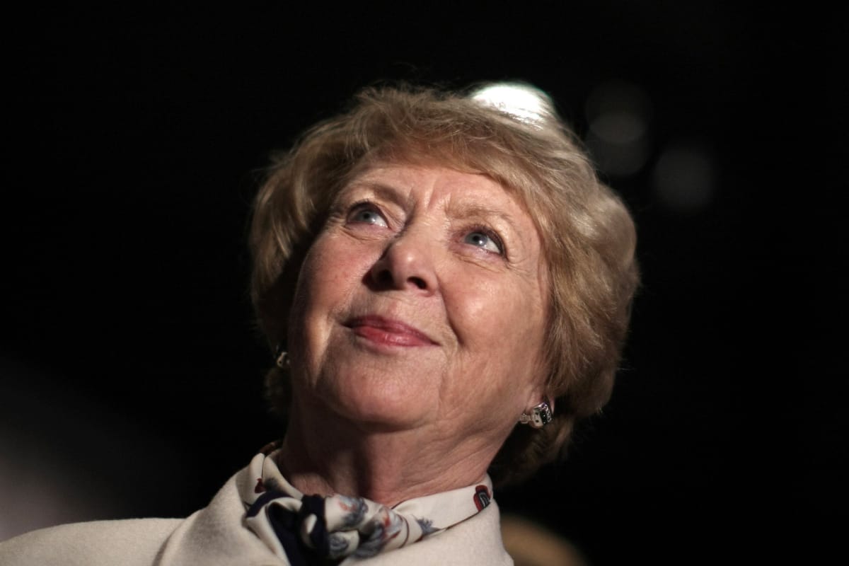 Islannin entinen presidentti Vigdís Finnbogadóttir.