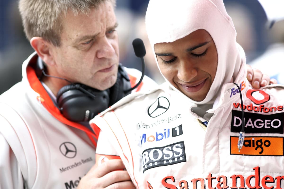 Aki Hintsa ja Lewis Hamilton