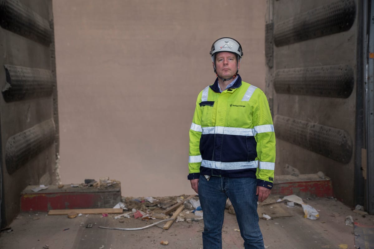 Lassi Kortelainen, lämpöpalvelupäällikkö, Vantaan jätevoimala