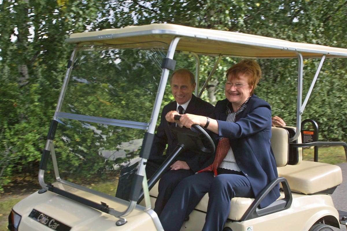 Tarja Halonen ja Vladimir Putin