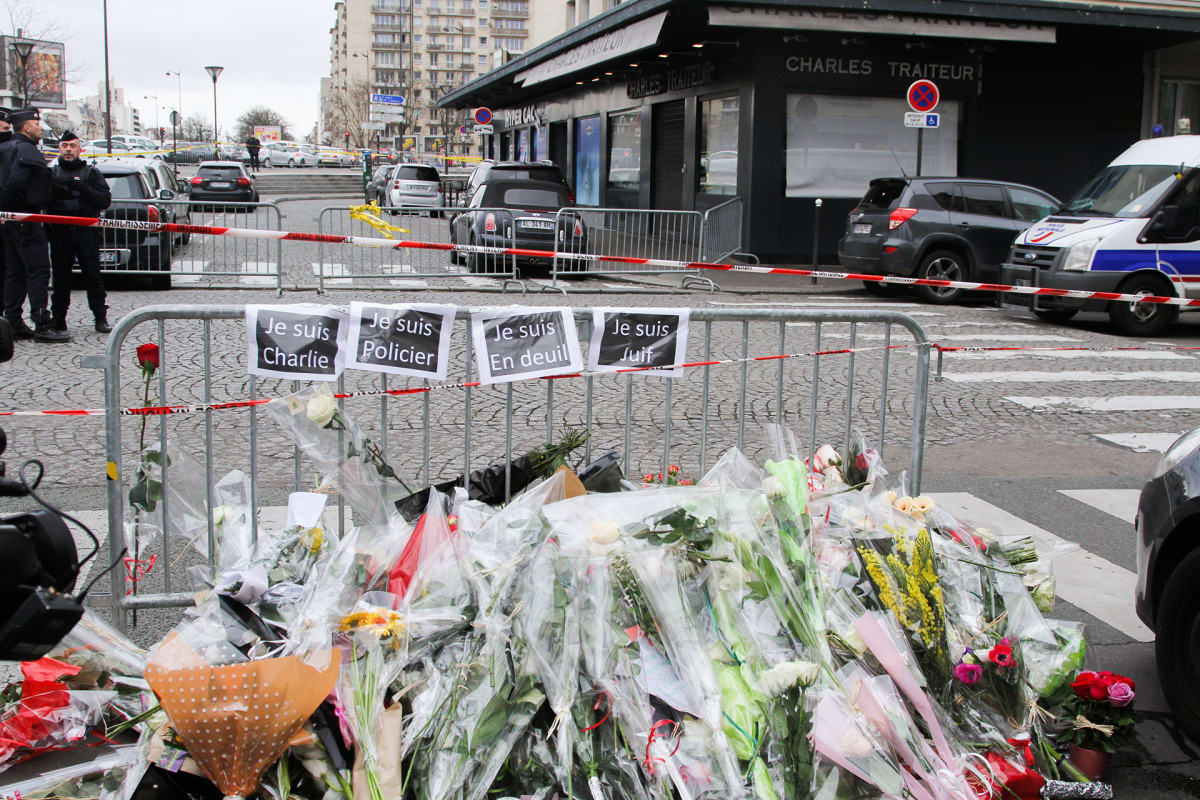 Pariisin isku vuonna 2015.