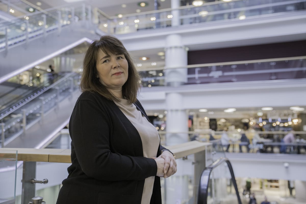 Tiina Fågel, kauppakeskuspäällikkö, Citycenter.