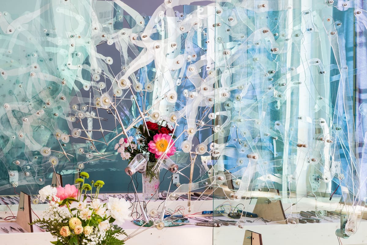 PEKKA & TEIJA ISORÄTTYÄ Nature morte 2017 mekaaninen installaatio mekanisk installation yksityiskohta/detalj/detail