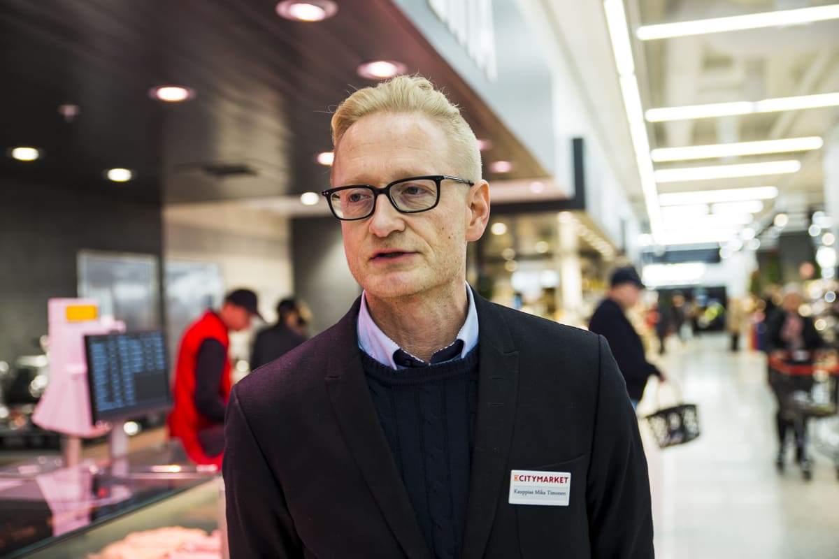 Mika timonen Citymarket Eastonin kauppias