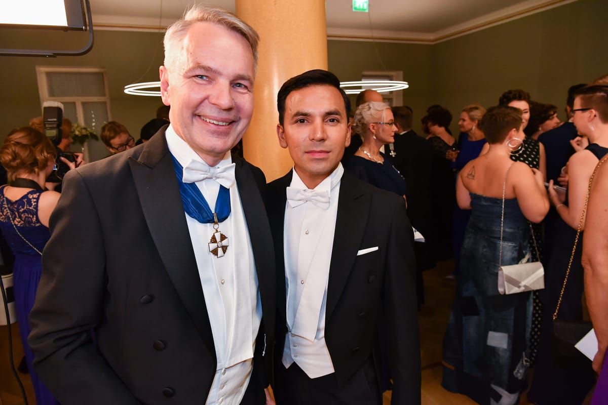 Pekka Haavisto ja Antonio Flores.