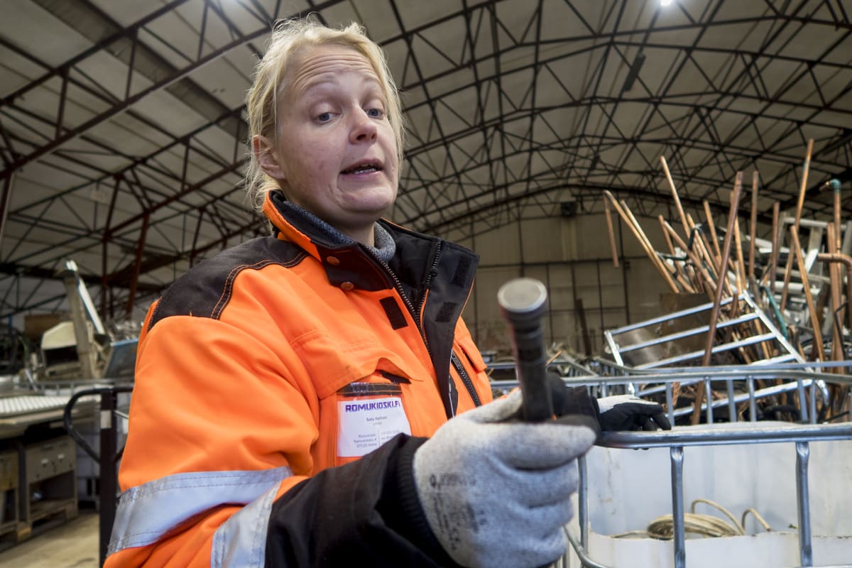 Satu Halisen tärkein työkalu on magneetti