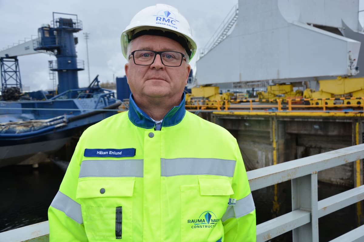 Håkan Enlund, Rauma Marine Constructions försäljningsdirektör