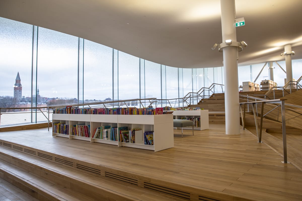 Helsingfors nya centrumbibliotek Ode.