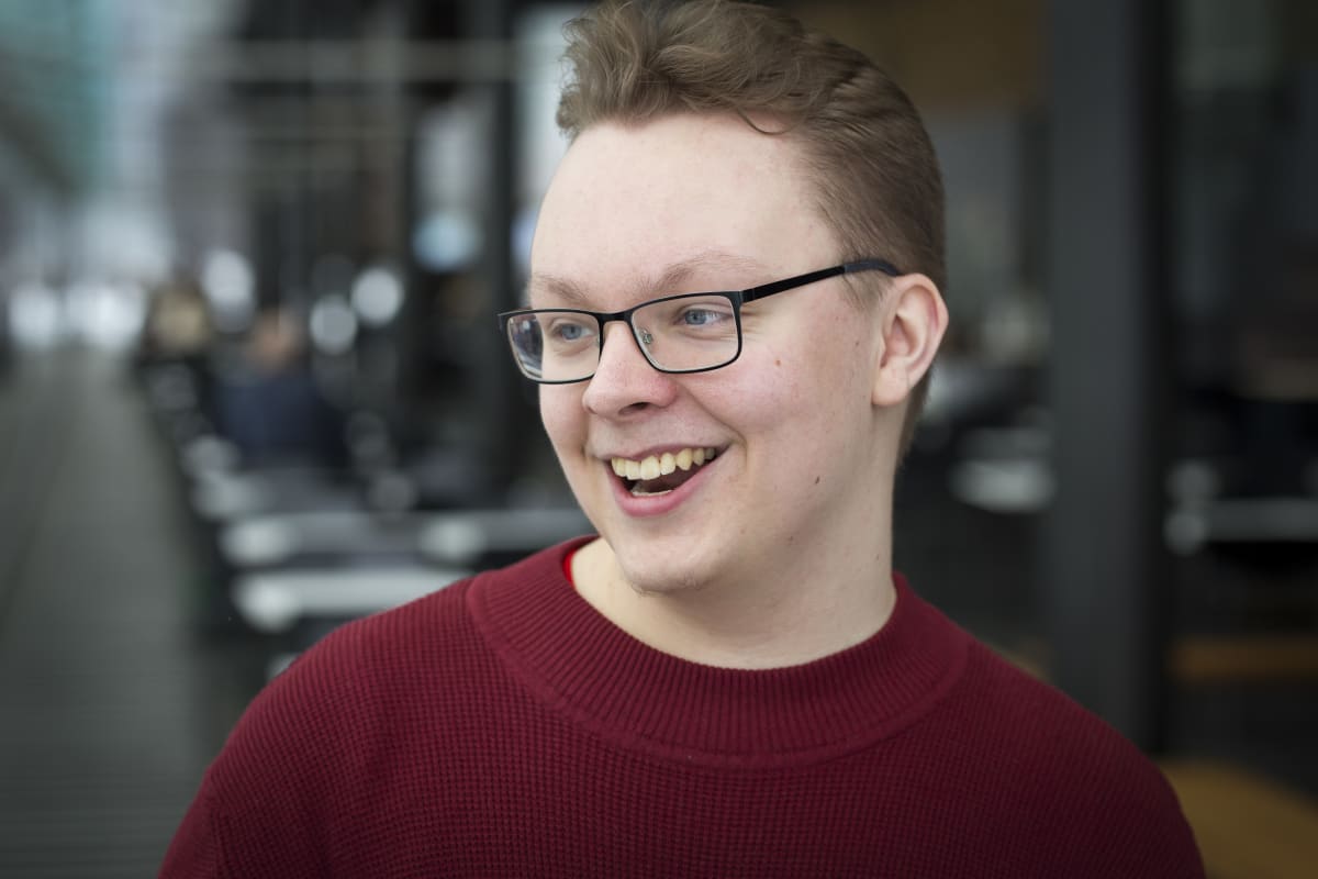 Sakki ry:n puheenjohtaja Elias Tenkanen.