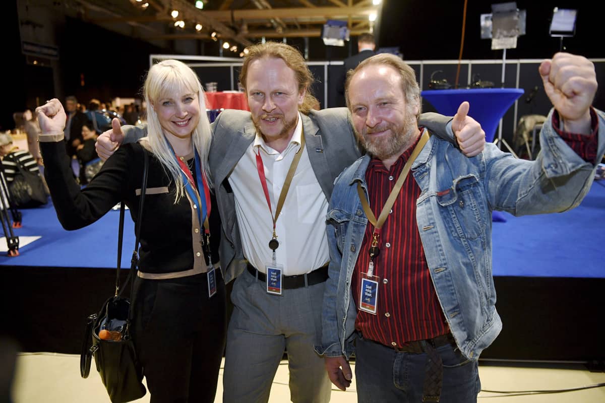 Laura huhtasaari Juho Eerola ja Teuvo Hakkarainen.