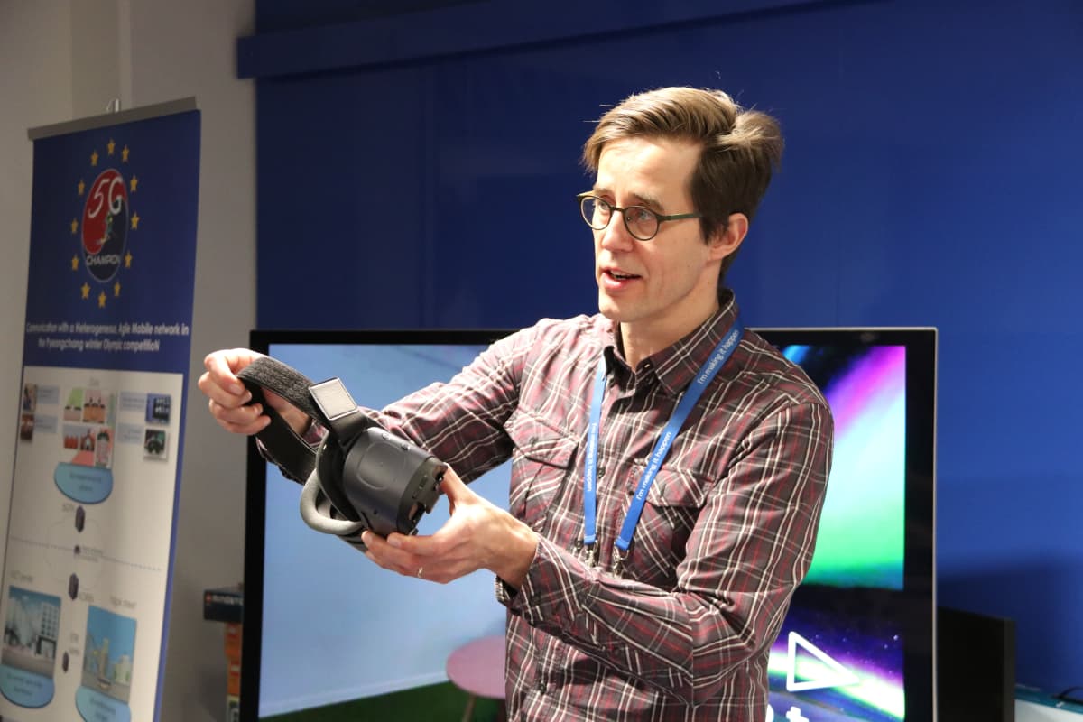 5G-testiverkon ohjelmajohtaja Olli Liinamaa.