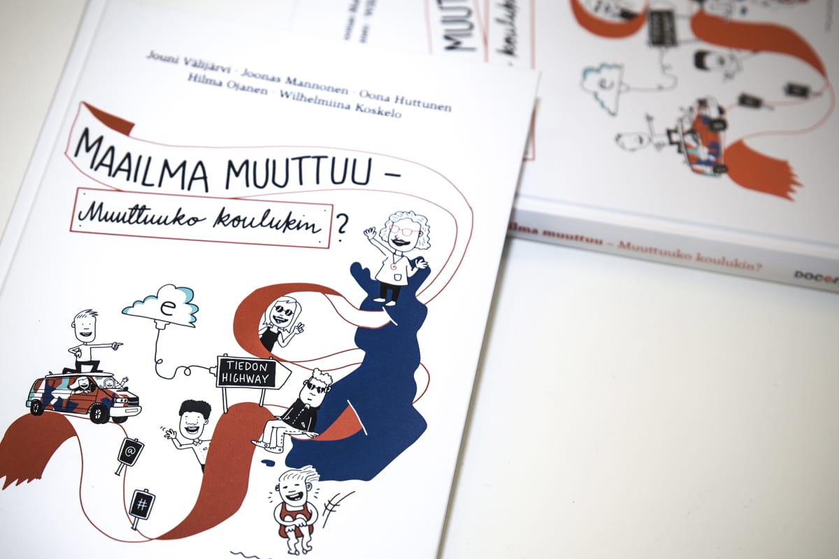 Maailma muuttuu muuttuuko koulukin-kirja