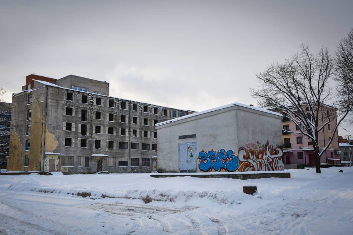 Narva, hylätty rakennus