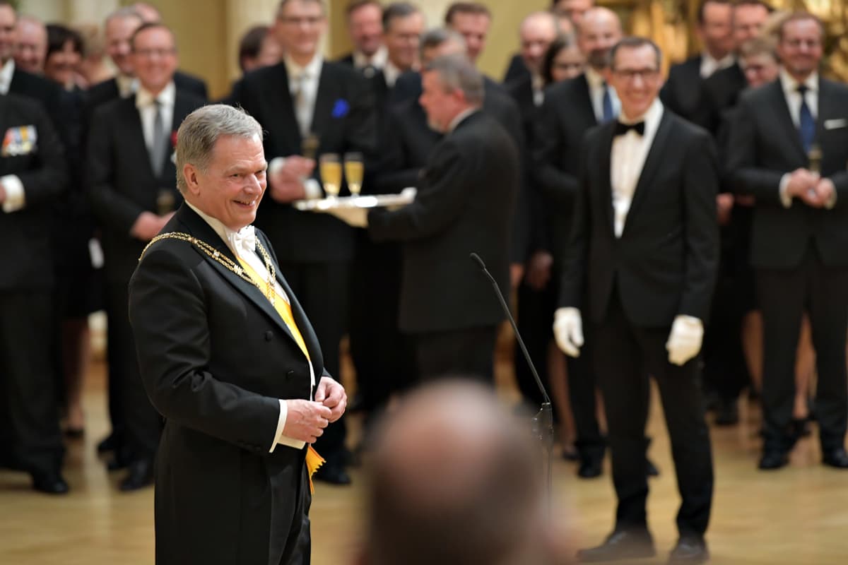 Tasavallan presidentti Sauli Niinistön virkaanastujaiset Presidentinlinnassa